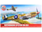 Airfix Level 4 Model Kit Supermarine Spitfire MK.VIII Aircraft 1/24 A17002