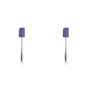 2x Dexas Gadget Silicone 26.5cm Spatula Kitchen Cooking Utensil Scraper Purple