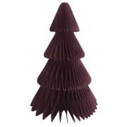 Christmas Honeycomb Red Tree Decoration x1