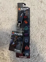 NEW Magic the Gathering Lanyard Planewalkers and Mana Symbols
