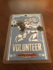 2007 Star Wars Celebration "Europe" Badge, "Volunteer"