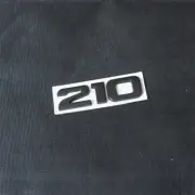 1x Matte Black 210 Sep Metal Emblem Sticker Badge Decal Engine Turbo AWD Edition (for: Peugeot)