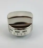 WOLF Stainless Steel 150° - 500° Knob New Print For 36" - 48” RANGES KIP 7Z63NEW