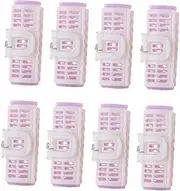 Generic 8pcs Hair Curls Styling Hairdressing Curlers Spiral Hair Rod DIY Hair Styles Favors Spiral Rod Curlers Salon Hair Roller Hair Styling Tool Clip-on Hair Rollers Perm Curlers