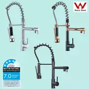 WELS Kitchen Mixer Taps 360° Swivel Pull Out Spout Spray Sink Faucet Brass