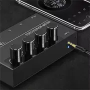 Headphone Amplifier PH04 4 Channel 3.5MM Audio Amplifier Mini Earphone Splitte