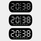 Voice Activated Table Clock with LED Display and Temperature Date Function