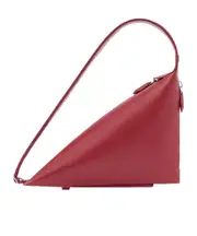 The One leather shoulder bag One size Red