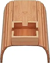 Drink Sofa Arm Tray - Couch Armrest Table, Side Table Organizer | Wooden Arm Cup Holder, Non-Slip Drink Pad, Compact Sofa Side Table for Beverages, Phone, and Accessories, Space-Saving Home Organizer
