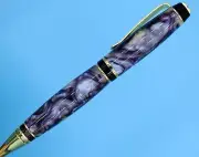 Popular Classic Cigar Ballpoint Pen in Gold Finish with Starry Night Color #137