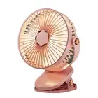Portable LED Camping Fan with Night Light USB Rechargeable Desk Fan Silent4375