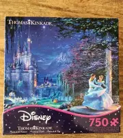 NEW Thomas Kinkade Disney Cinderella Dancing in the Starlight Puzzle | 750 pcs