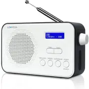 PR2 DAB/DAB & FM Radio,Mains and Battery Powered Portable Compact DAB Radios