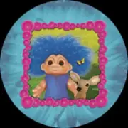 Trolls Blue Troll and Dear Button TB1853