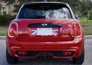 Black Red White Union Jack Flag Decal Boot Decal for Mini Cooper 2014-2024