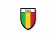 PATCH PATCHES EMBLEM IRON ON GLUE PRINT FLAG world crest mali