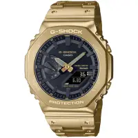 在飛比找momo購物網優惠-【CASIO 卡西歐】G-SHOCK 太陽能藍牙 金屬八角農