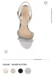 Badgley Mischka Gallant Platform Evening Sandals New Size 7.5 Made In
