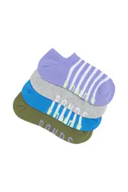 [Bonds] Bonds Womens Pattern No Show Socks 4 Pack Size: 3-8 3-8 Multicolor