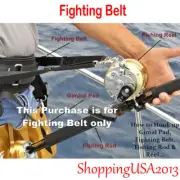 Jaws Ultimate Fighting Belt reel Harness for Big game Jigging Fishing Rod S-XXL