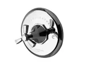 Waterworks Roadster Thermostatic Control Valve Trim with Metal Tri-spoke Handle