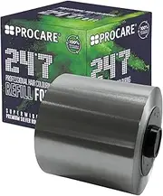 Procare 24 * 7 Silver Foil Refill (120mm x 450m) - Refill Roll of Silver Foil Compatible with Procare 24 * 7 Dispenser, Superwide Hair Foils for Highlights & Colouring Techniques