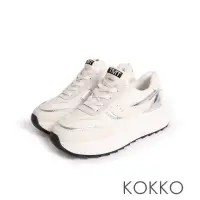 在飛比找momo購物網優惠-【KOKKO 集團】超舒適厚底隱形內增高休閒鞋(銀色)