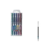 Uni-Ball Signo Pen Broad Metallic Assorted - Wallet of 5