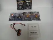 Lot Mini Round LED Side Marker Indicator Lorry Trailer Bullet Clearance Lights