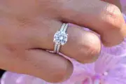 Round Solitaire Bridal Ring Promise Engagement Ring Wedding Ring Set 925 Silver