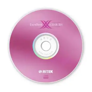 RiTEK錸德 X系列 52X CD-R 700MB 80min 光碟片10片盒裝X2入(福利品)