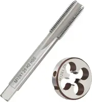 Metric M12 X 1.25Mm Tap and Die Set, High-Speed Steel Machine Tap Die Set, M12 R