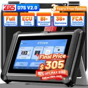 XTOOL D7S V2.0 Car Bidirectional Scanner Full System Diagnostic Key Programmer