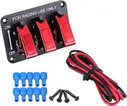 Toggle Switch Panel,Waterproof Toggle Switch Panel,12V 3 Group Toggle Switch Panel For Racing Car Red