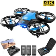 New RC Drone 4k HD Wide Angle Camera Wi-Fi Drone Toy For Kids Gift