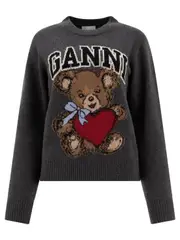 [GANNI] Sweater XS Gray Quill