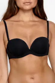[Bonds] Bonds Women's Invisi Strapless Bra in Black Size: 10 D 10 D Black