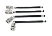 4 pcs Telescopic Antennas w/ BNC Connectors for Portable Radio Scanner VHF UHF
