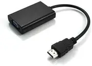 Addon-Networking HDMI2VGA-5PK Standard Video Converter, Black