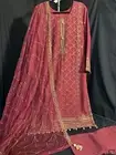 Brand - ASIM JOFA - Premium Chiffon Emb 3 Pc Suit - Medium Size - $85