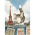 日本進口拼圖 WACHIFIELD 達洋貓 瓦奇斐爾德 法國 巴黎 艾斐爾鐵塔 500片絕版拼圖，05-911 免運