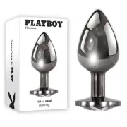 Playboy Pleasure TUX - Large Metal 9.6cm Large Butt Plug