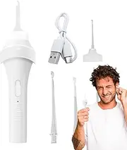 Ear Wax Removal Kit | Electric Cleaner Earwax Removal With LED | Smart Reusable Safe Portable Device For Home Baby Travel Health Hygiene Personal Family Kids Adults