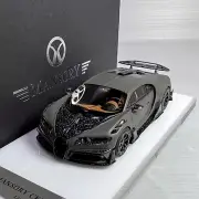 1/43 TP Bugatti Chiron Mansory Centuria în Matte Green Carbon Fiber 99 pcs