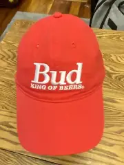 Vintage Budweiser BUD KING OF BEERS SnapBack Hat. Never Worn. Still Has Insert