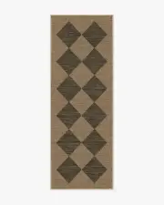 75' x 215' | Machine Washable Runner Rug | Kid & Pet Friendly | Indoor Rug | Salerno Soft Black Re-Jute Rug by goop | Ruggable