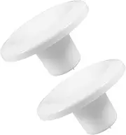 Generic 2pcs Water Dispenser Bell Mouth Water Bottle Water Dispenser for Fridge Bottle Rack Water Cooler Kettle Water Jugs Taps Water Spout Water Hand Pump Bottle Caps White