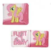 New Fluttershy MY LITTLE PONY BiFold Wallet Standard Size Credit Card Billfold