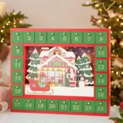 Kurt Adler 14.3-Inch Battery-Operated Santa Toy Shop Advent Calendar Empty