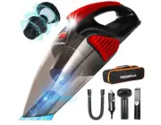 12V Aspiradora de Mano Para Auto Carro Casa Portatil Mini Pequeña Agua Seco